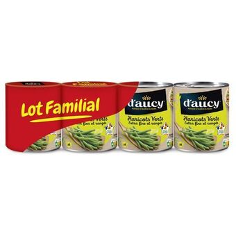 Auchan Haricots verts extra fins & rangés d'aucy offre