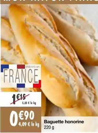 Migros Baguette honorine offre