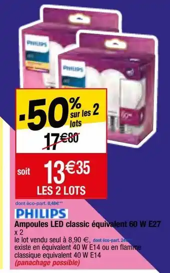 Migros Ampoule led classic équivalent 60w e27 offre