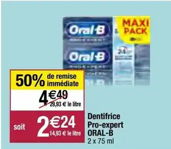 Migros Dentifrice pro-expert oral-b offre