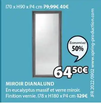 JYSK Miroir Dianalund offre