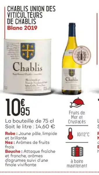 Bi1 Chablis Union Des Viticulteurs De Chablis offre