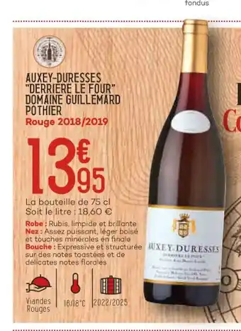 Auxey-Duresses "Derriere Le Four" Domaine Guillemard Pothier