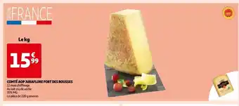 Auchan Supermarché Comté aop juraflore fort des rousses offre