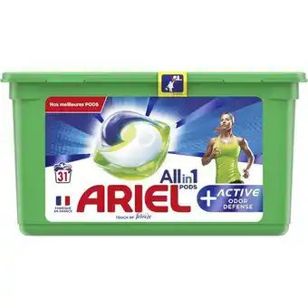 Auchan Supermarché Lessive écodoses ariel +(1) offre