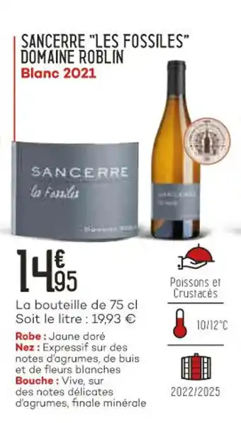 Sancerre "les fossiles" domaine roblin