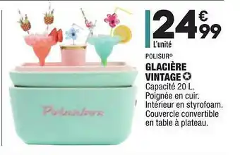 ALDI Glacière Vintage Polisur offre