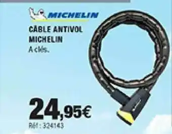 Autobacs Câble Antivol Michelin offre