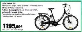 Autobacs Vélo Urban 26 offre