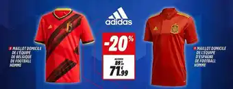 Intersport Maillot Domicile De L'équipe De Belgique De Football Homme offre