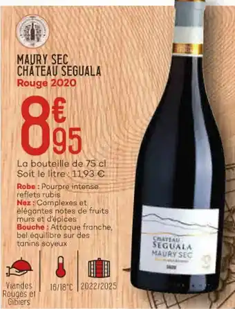 Bi1 Maury sec chateau seguala offre