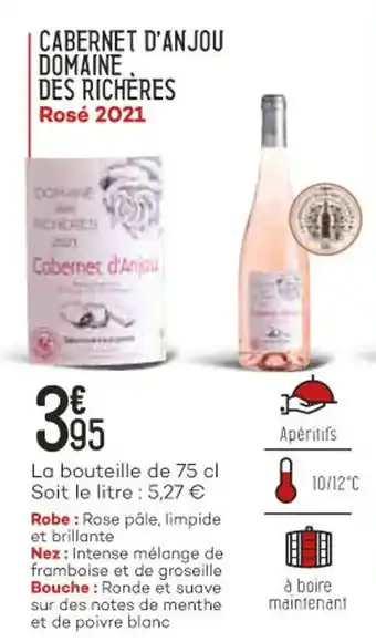 Cabernet d'anjou domaine des richères