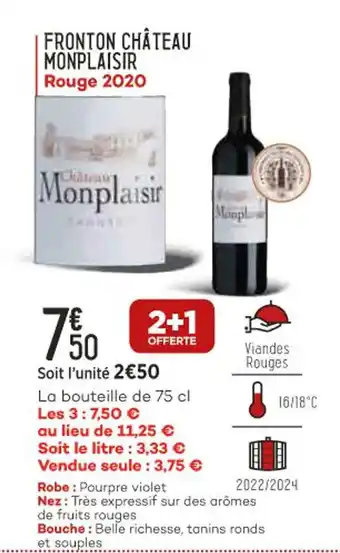 Bi1 Fronton château monplaisir offre