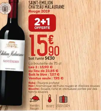 Saint-emilion chateau malaurane