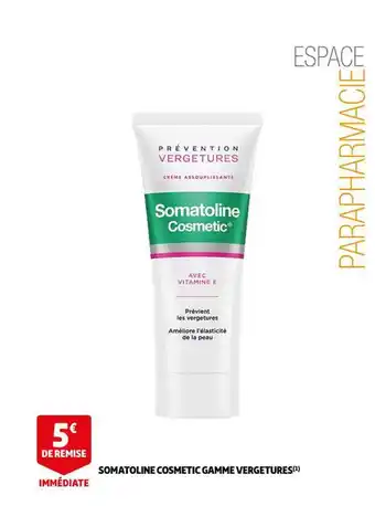 Somatoline cosmetic gamme vergetures