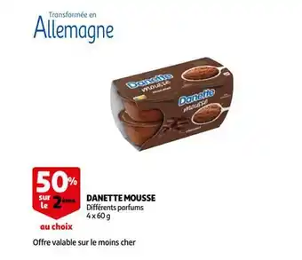 Auchan Danette mousse offre