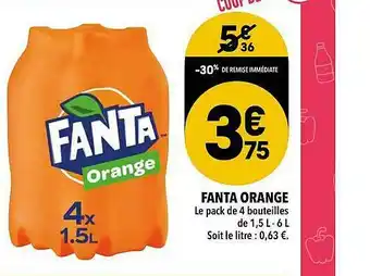 Supeco Fanta Orange offre