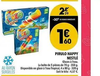 Supeco Pirulo Happy Nestlé offre