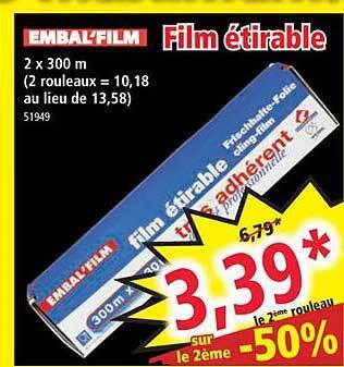 Norma Embal'film film étirable offre