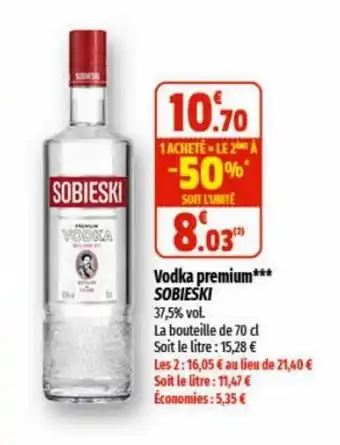 SOBIESKI vodka premium