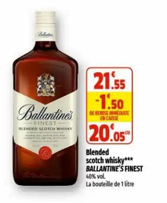 Coccimarket BALLANTINE'S FINEST blended scotch whisky offre