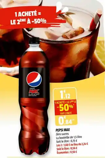Coccimarket PEPSI max offre