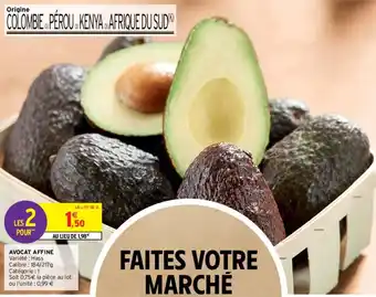 Intermarché Hyper Avocat affine offre