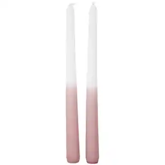 Action Bougies dîner dip dye offre