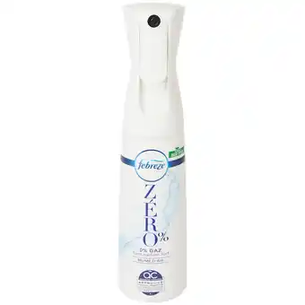 Action Désodorisant febreze zéro aqua offre