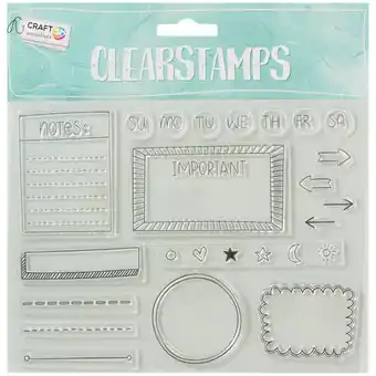 Action Tampons transparents craft sensations offre