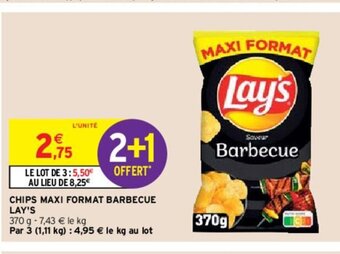 Intermarché Hyper Lay's Chips Maxi Format Barbecue offre