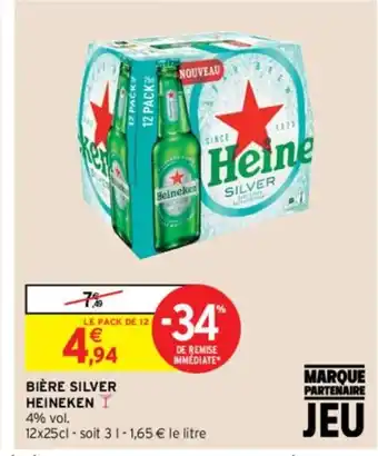 Intermarché Hyper Heineken Biere Silver offre