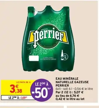Perrier Eau Minérale Naturelle Gazeuse