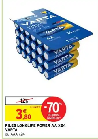 Varta Piles Longlife Power AA x24