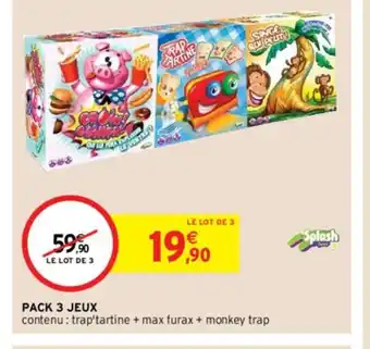Intermarché Hyper Pack 3 Jeux offre