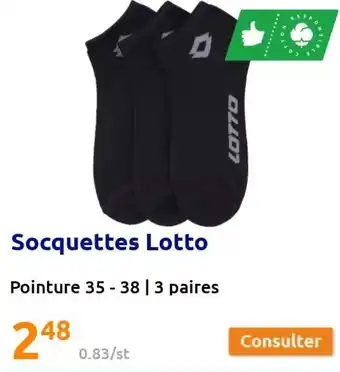 Action Socquettes Lotto offre