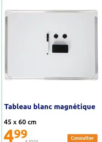 Action Tableau Blanc Magnétique offre