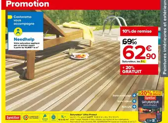 Castorama Syntilor saturateur ultra protect offre