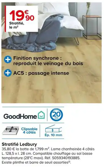 Castorama Good home stratifié ledbury offre