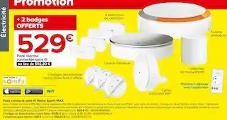 Somfy pack connecté sans fil home alarm max