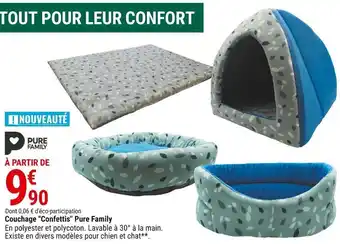 Gamm vert Couchage "confettis" pure family offre