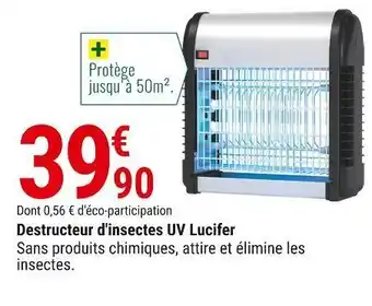 Destructeur d'insectes uv lucifer