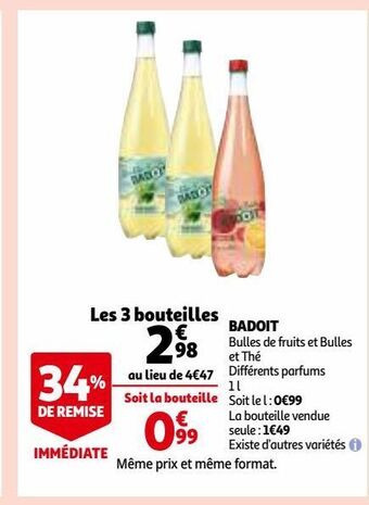 Auchan Badoit offre