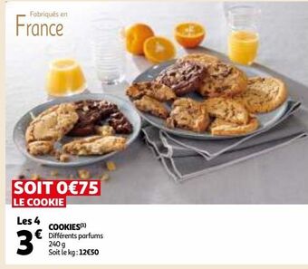 Auchan Supermarché Cookies offre