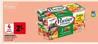 Auchan Supermarché Panier de fruits offre