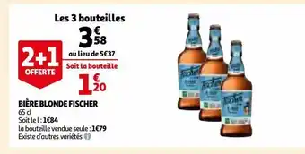Bière blonde fischer