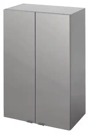 Brico Dépôt Goodhome armoire de salle de bains imandra gris taupé l.60 x h.90 x p.36 cm offre