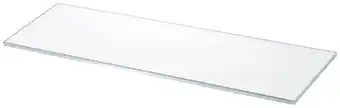 Goodhome tablette en verre rectangulaire l. 35,8 x p. 11 cm