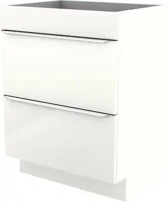 Brico Dépôt Goodhome meuble sous vasque à poser blanc imandra l.60 x h.82 x p.45 cm offre