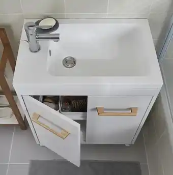 Brico Dépôt Goodhome plan vasque "makonda" l. 60 cm offre